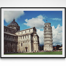 Leaning Tower Of Pisa Photography Poster 