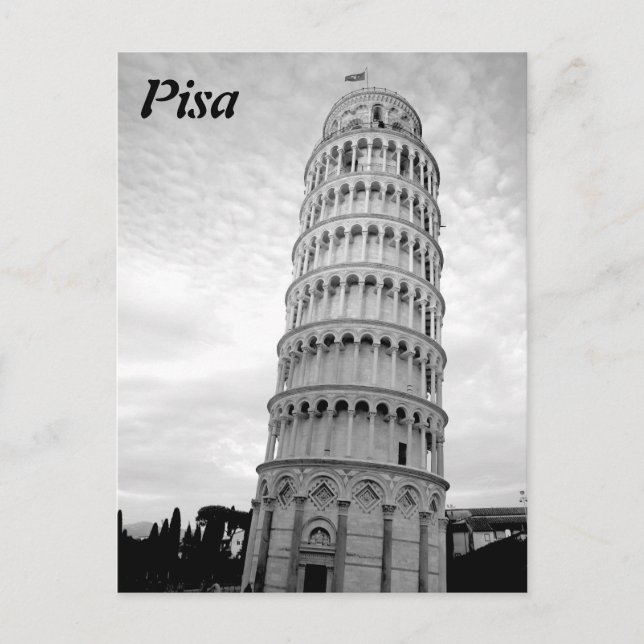 Leaning tower of Pisa Postcard (Front)