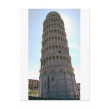 Leaning Tower of Pisa Postcard