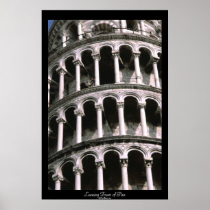 Leaning Tower of Pisa Poster