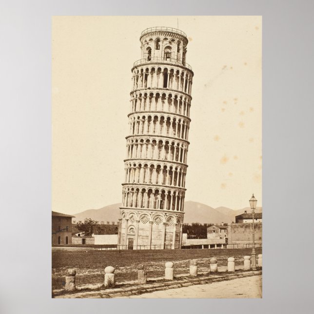Leaning Tower of Pisa Poster (Front)
