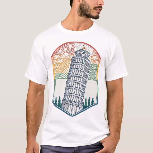 Leaning Tower of Pisa T-Shirt (Front)
