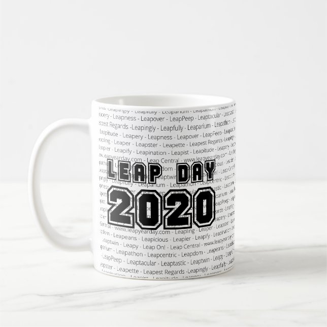 LEAP DAY 2020 COFFEE MUG (Left)