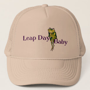 LEAP DAY BABY TRUCKER HAT