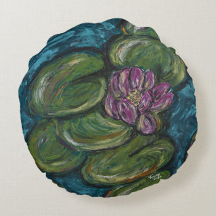 Leap Decorative Round Throw Pillow