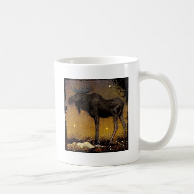 Leap Elk Princess Cotton Asleep Coffee Mug (Right)