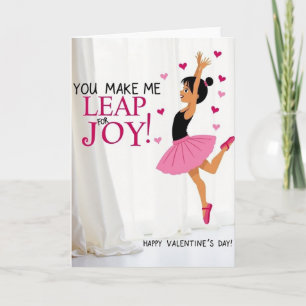 Leap For Joy Valentines Day Card