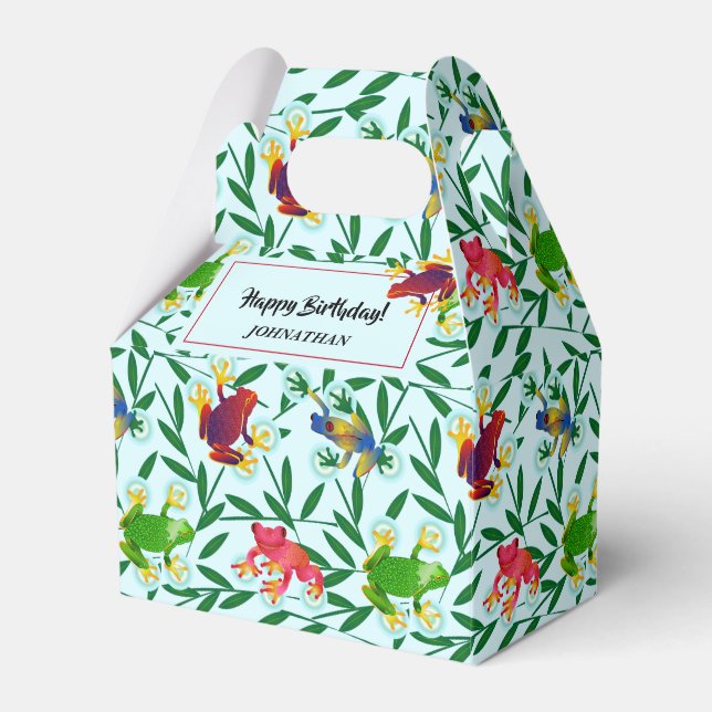 Leap Frog Jungle Party Favour Box (Front Side)