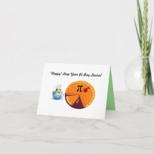Leap into "Hoppy" Pi Day Fun Card