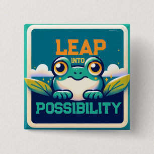 Leap intoPossibility 15 Cm Square Badge