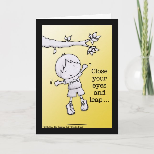 Leap of Faith Card (Front)