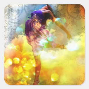 Leap of Faith Square Sticker