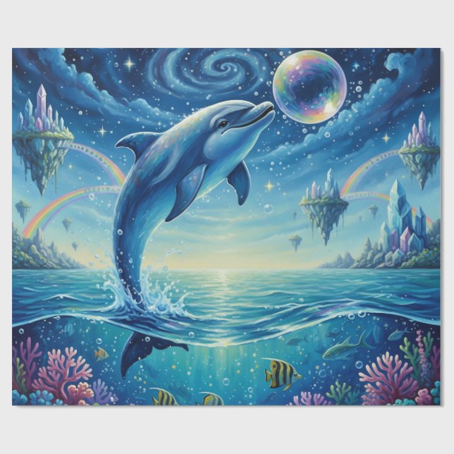 Leap of wonder wrapping paper (Flat)