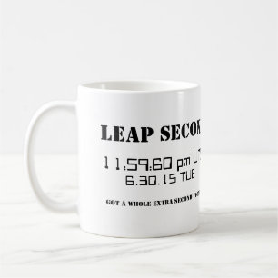 Leap Second 2015 Custom Custom Mug