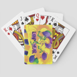 LEAP YEAR BALLOONS FROG PLAYING CARDS