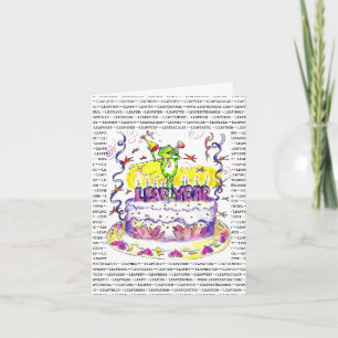 Leap Year Birthday Card