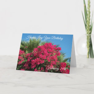 Leap Year Birthday Card