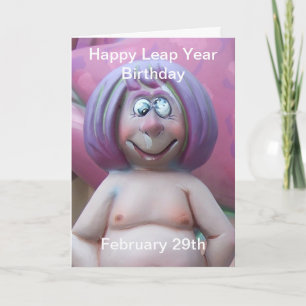 Leap Year Birthday Card