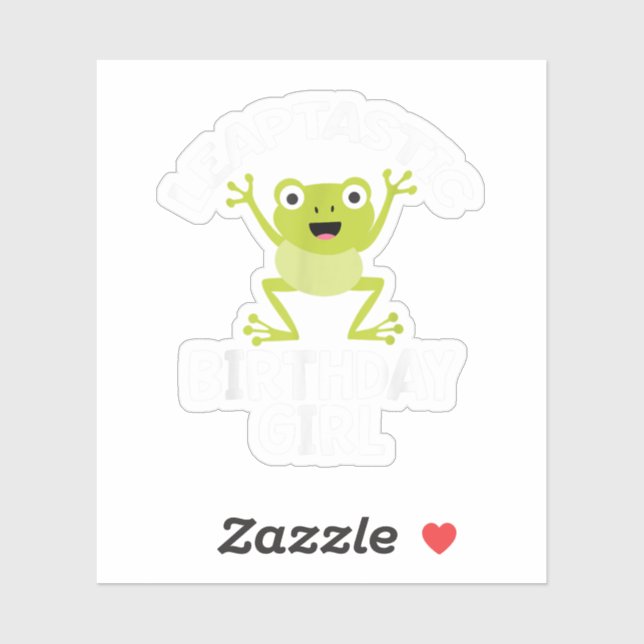 Leap Year Birthday Girl Funny Pun (Sheet)