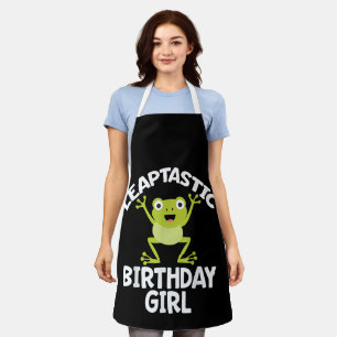 Leap Year Birthday Girl Funny Pun Apron