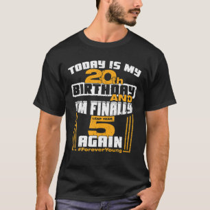 Leap Year February 29th 2020 Shirt 20th and 5th Bi
