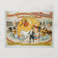Leap Year Ladies / Clown Women Circus Poster