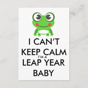 Leap Year/ Leap Day Baby Birthday Invitation
