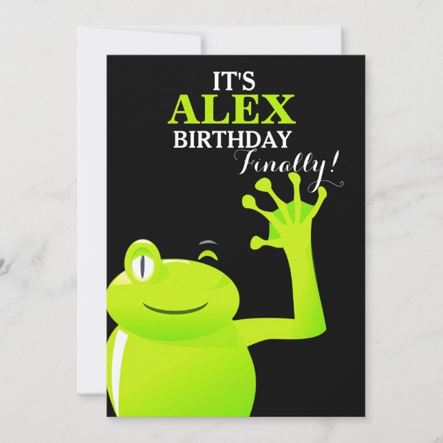 Leap Year/ Leap Day Baby Invitation (Front)