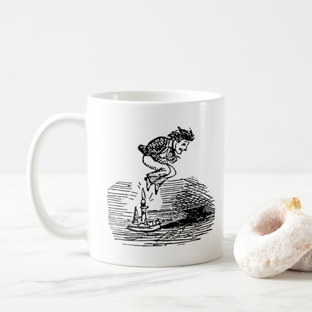 Leap Year Leaper Birthday Coffee Mug (With Donut)