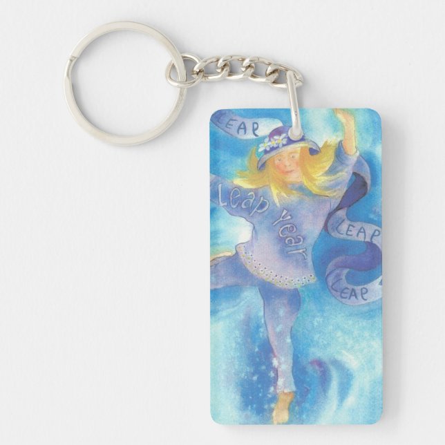 LEAP YEAR RIBBON DANCER KEY RING (Front)