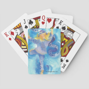 Leap Year Ribbon Girl Playing Cards
