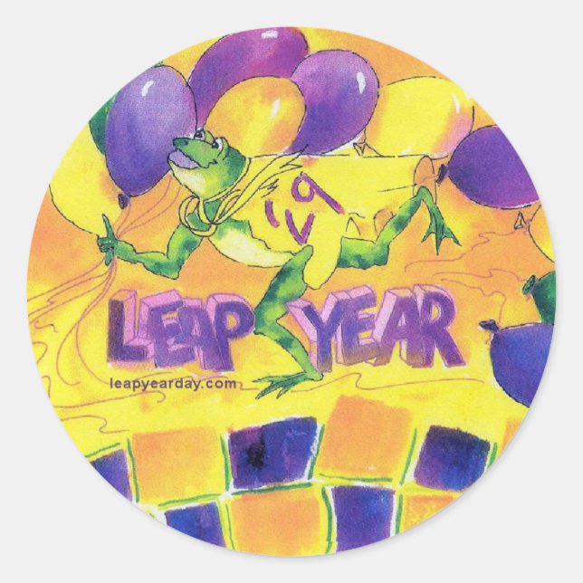 Leap Year Sticker (Front)