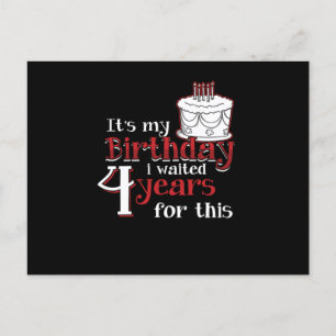 Leaper Leap Year 2020 Leapling Birthday Bday Waite Postcard