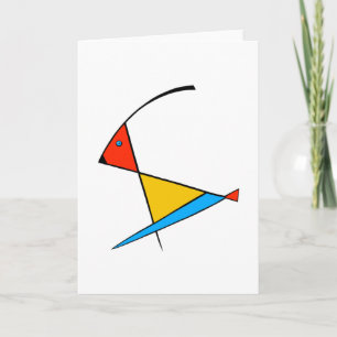 Leapfrog Hare Blank Greeting Card