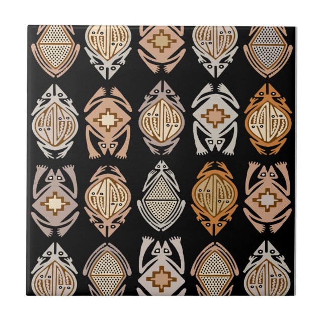 Leapin' Frogs Ceramic Tile (Front)