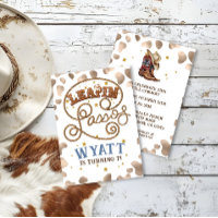 Leapin' Lassos Cowboy Rodeo Western Birthday Party