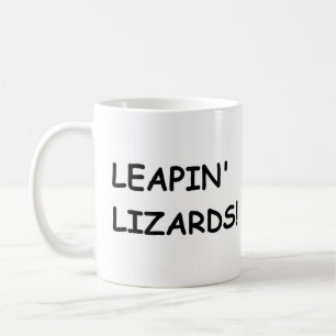 leapin' lizards coffee mug