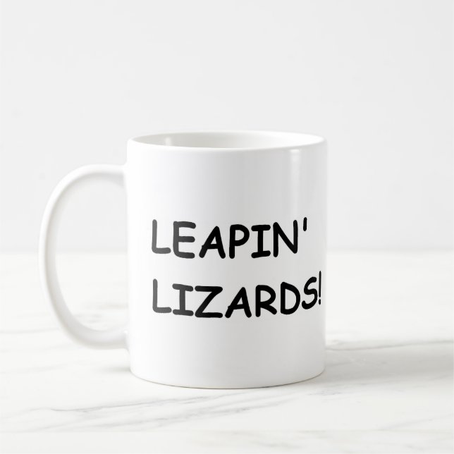 leapin' lizards coffee mug (Left)