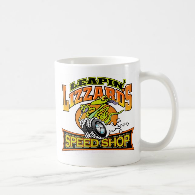 Leapin' Lizzard Speed Shop Coffee Mug (Right)