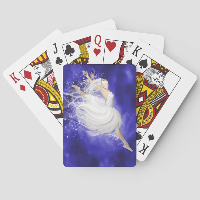 Leaping Ballerina Playing Cards (Back)