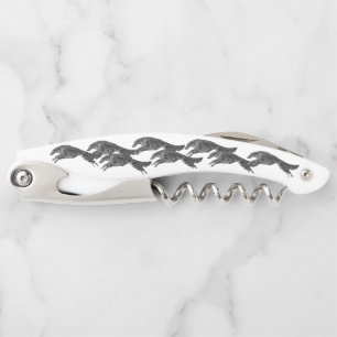 Leaping Borzoi Corkscrew