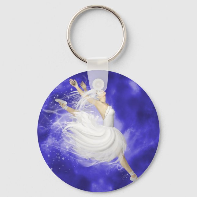 Leaping Dancer Key Ring (Front)