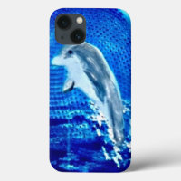 Leaping Dolphin Sea Animal Blue