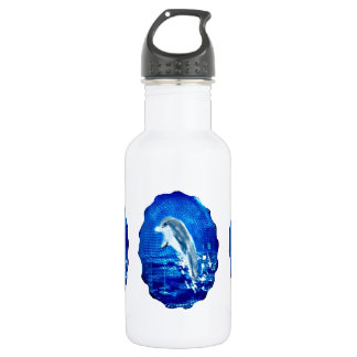 Leaping Dolphins Blue Sea 532 Ml Water Bottle