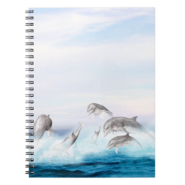 Leaping Dolphins Notebook (Front)