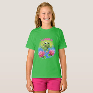 Leaping Frog girl's T shirt birthday