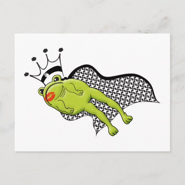 Leaping Frog Prince Postcard (Front)