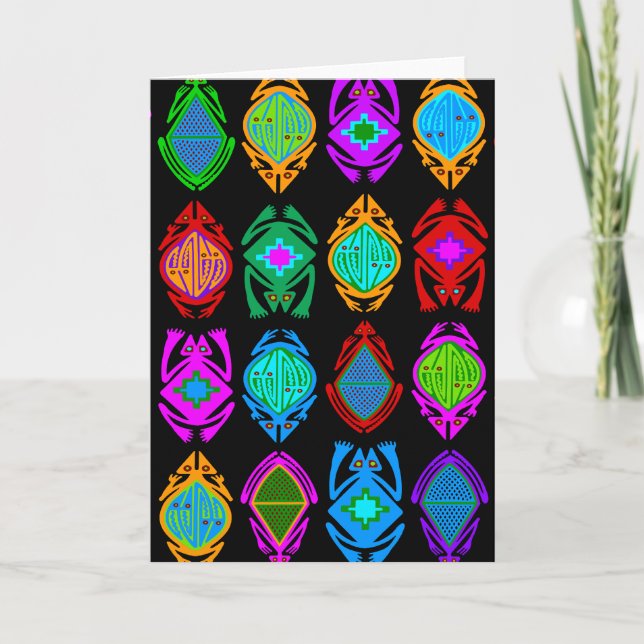 Leaping Frogs Card (Front)