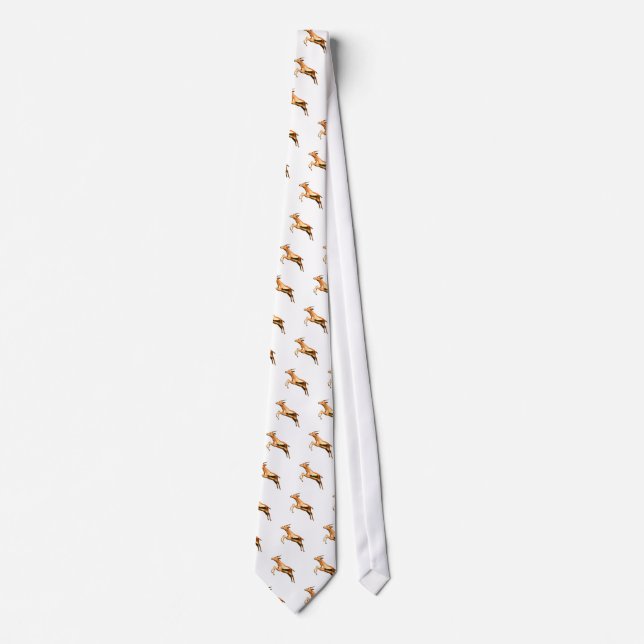 Leaping Gazelle Tie (Front)