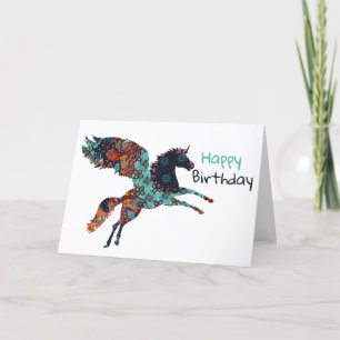 Leaping Horse Thank You Card